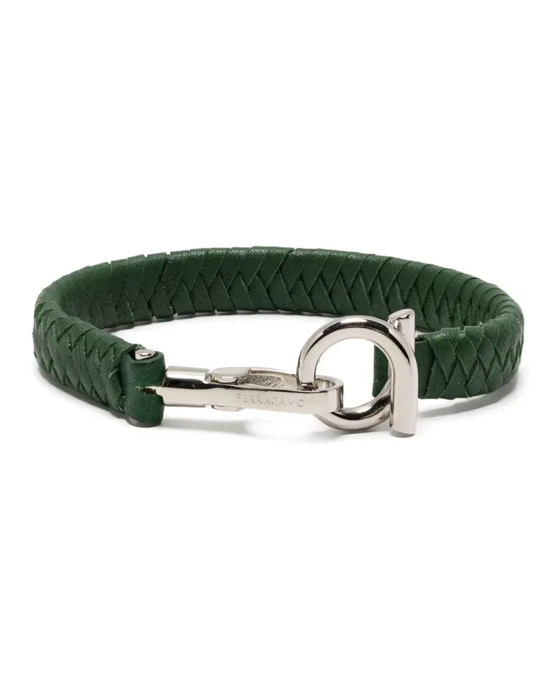 Ferragamo Armband aus Leder - Grün Grün