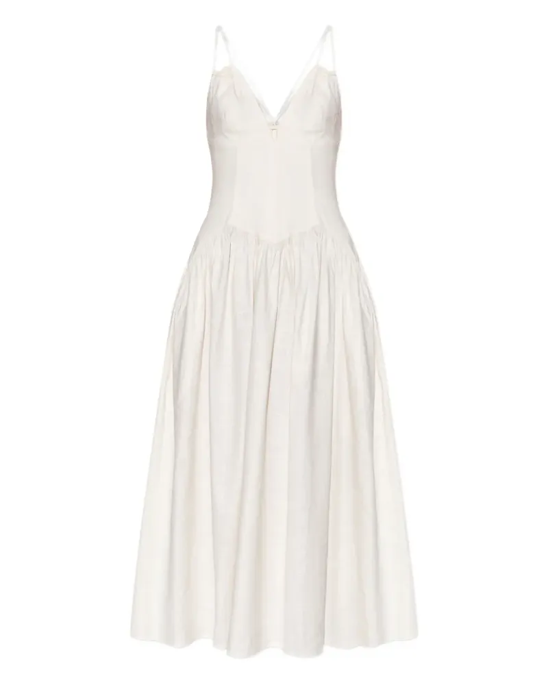 Cult Gaia Kleid mit Spaghettiträgern - Weiß Weiß