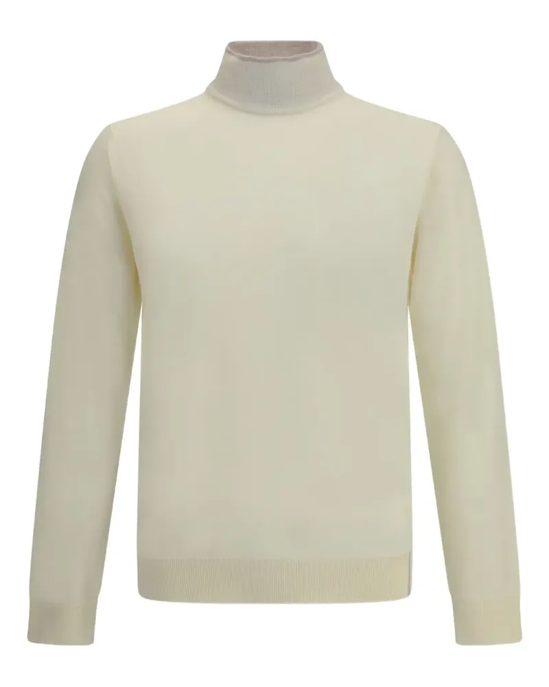 CRUNA mock-neck long-sleeved sweater - Weiß Weiß