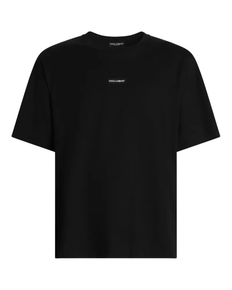 Dolce & Gabbana Klassisches T-Shirt - Schwarz Schwarz