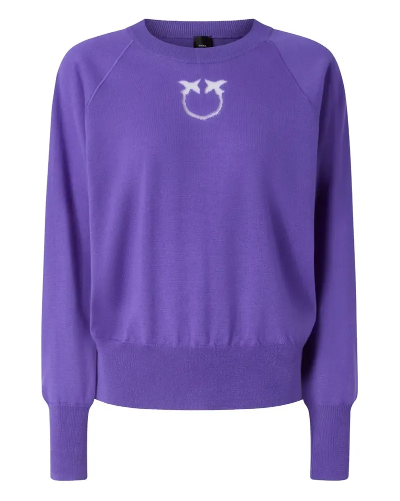 Pinko Lanzarote Pullover mit rundem Ausschnitt - Violett Violett