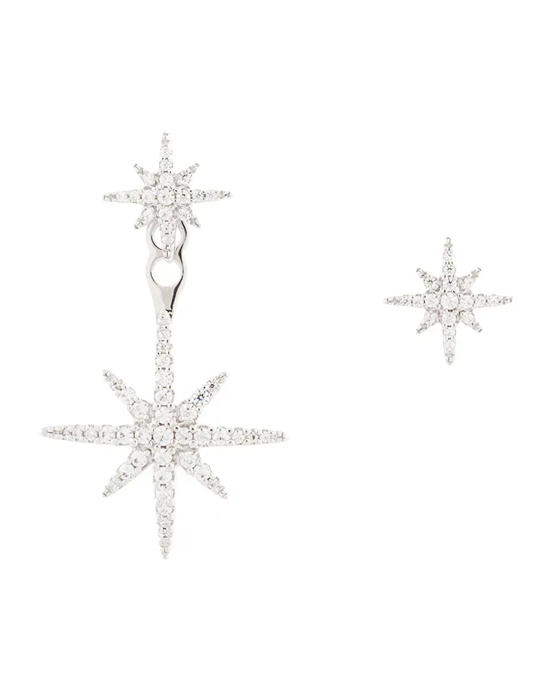 APM Monaco Asymmetrische Ohrringe - Silber Silber