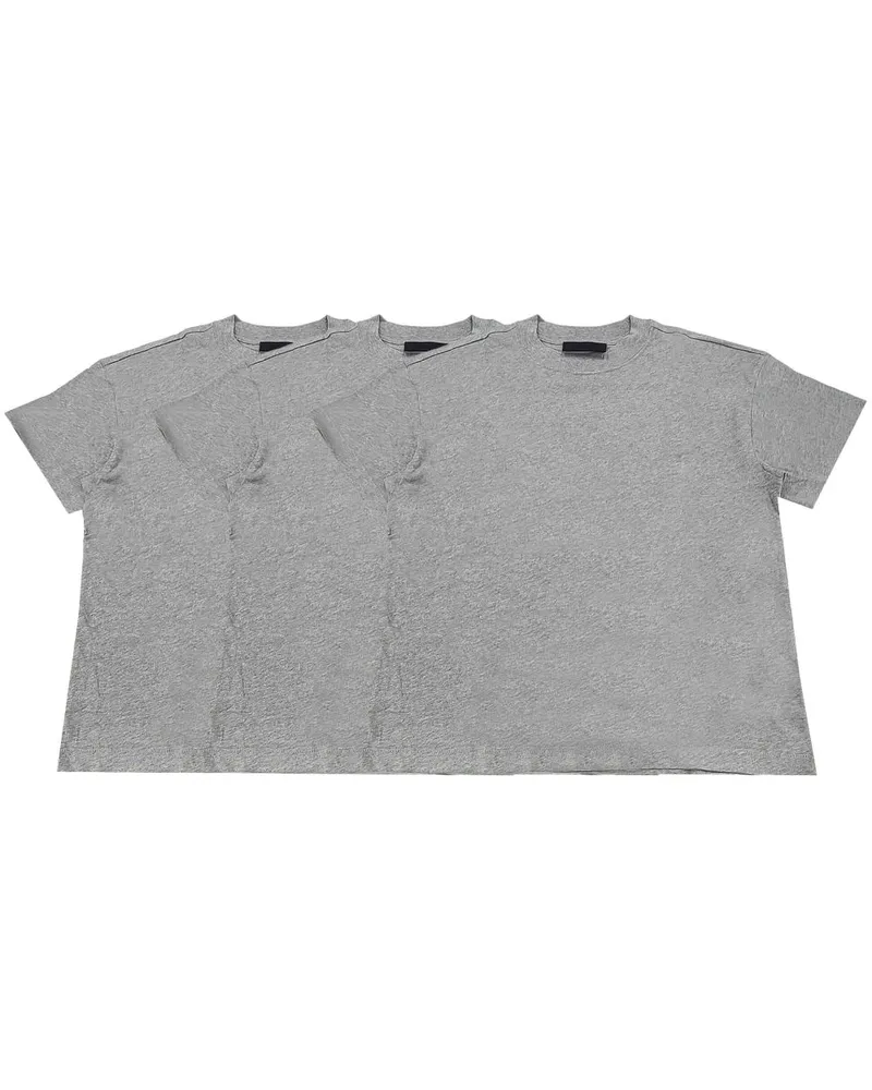 Fear of God T-Shirts (3er-Set) - Grau Grau