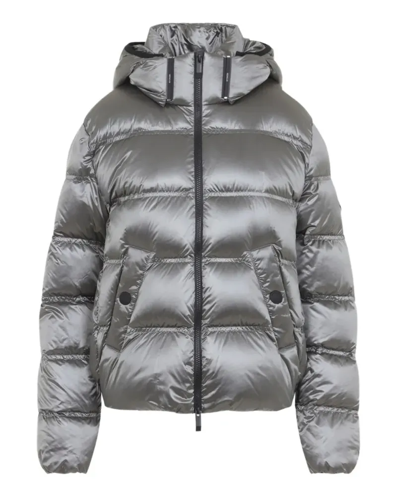 Moncler Gesteppte Sensation Kapuzenjacke - Grau Grau