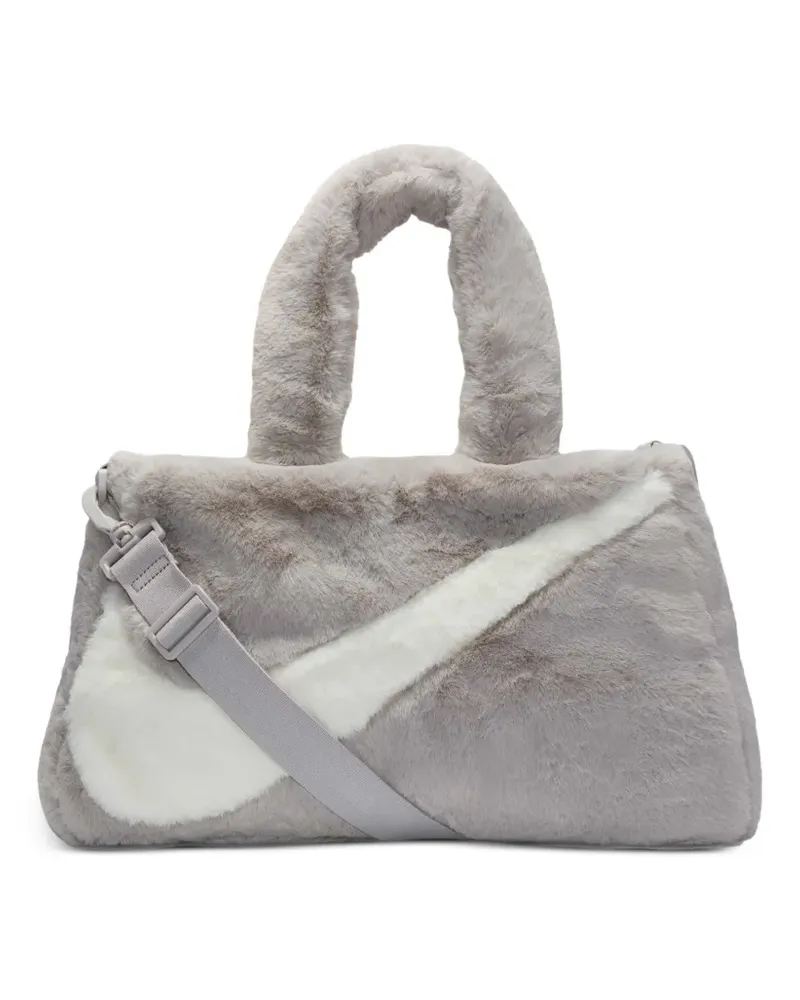 Nike Tote Bag aus Faux Fur - Grau Grau