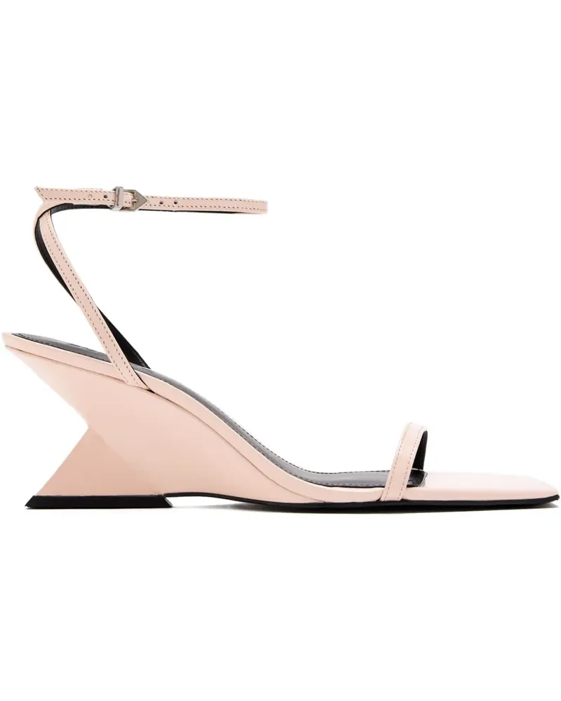 Schutz Joanna Sandalen mit geometrischem Wedge 75mm - Rosa Rosa