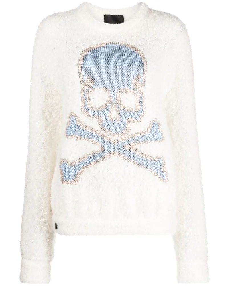 Philipp Plein Skull Bones Pullover Nude