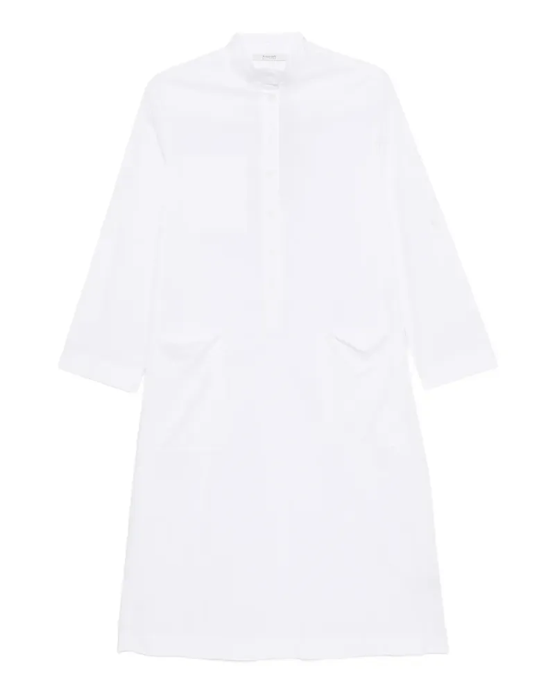 KristenseN Du Nord button-fastening shirt midi dress - Weiß Weiß