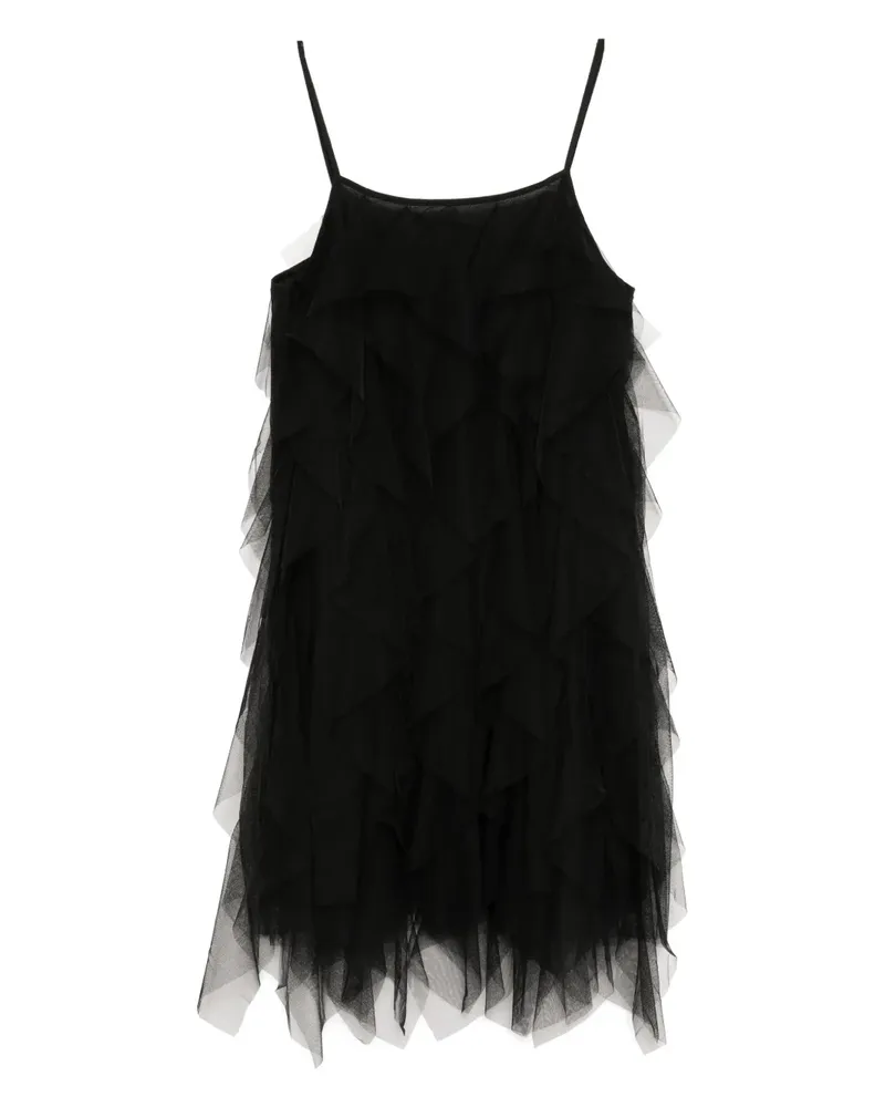 Tout a Coup Minikleid aus Tüll - Schwarz Schwarz