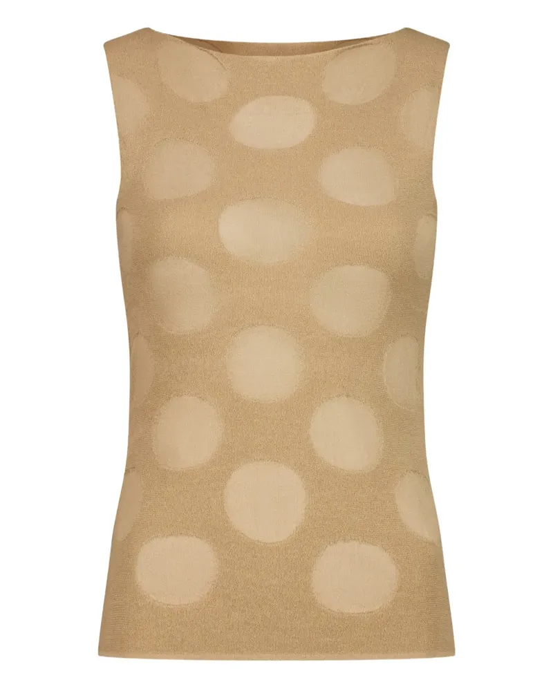 Paloma Wool Gemustertes Rory Top - Nude Nude