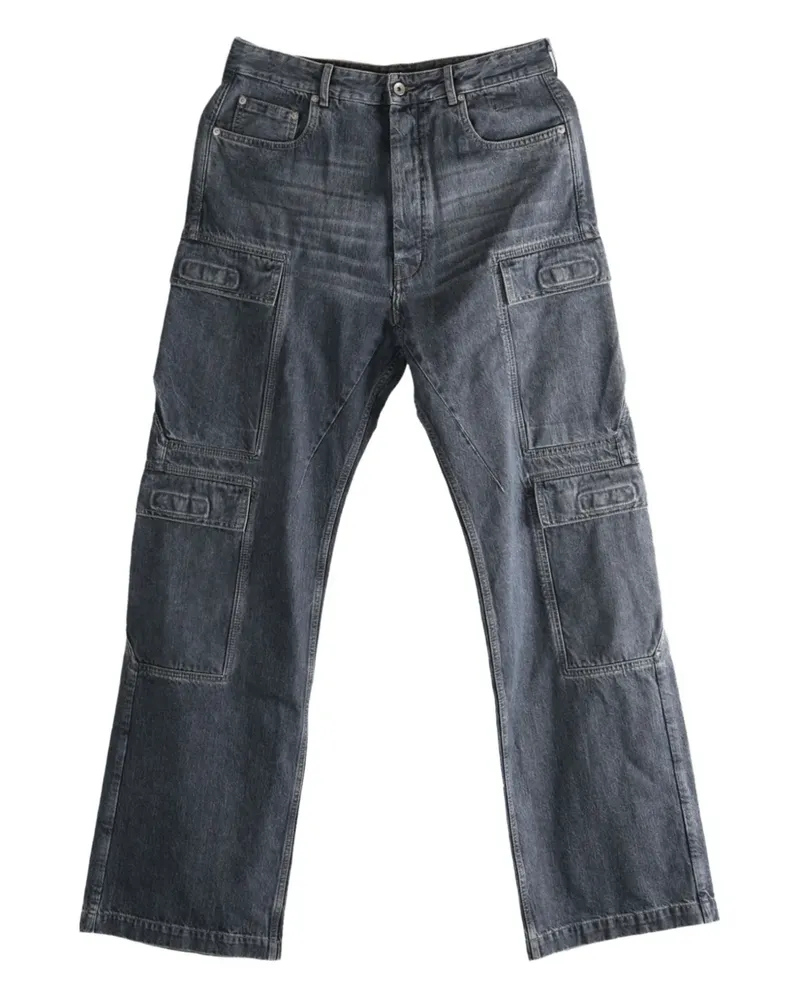 DRKSHDW by Rick Owens cargo-pockets jeans - Blau Blau