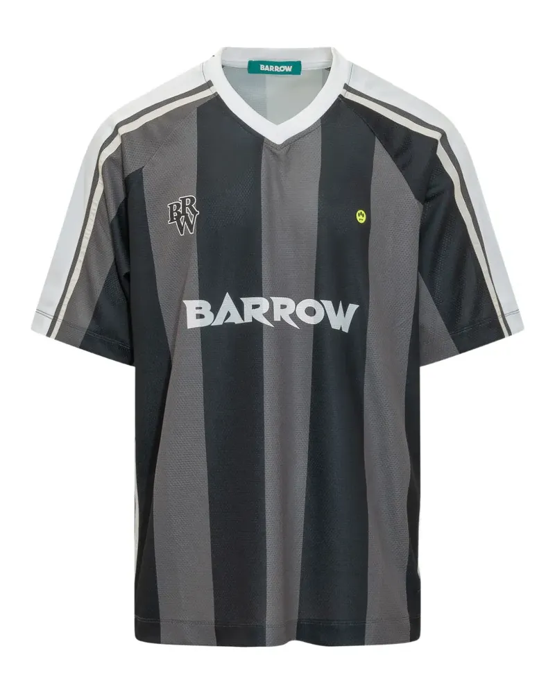 BARROW striped T-shirt - Schwarz Schwarz