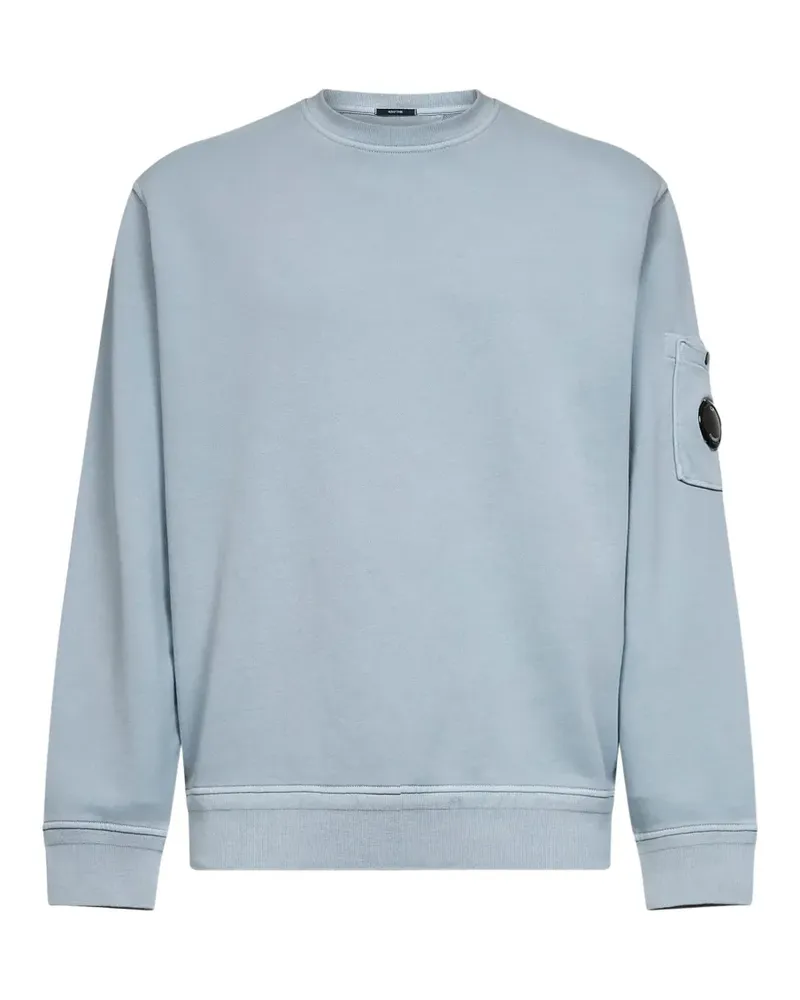 C.P. Company Sweatshirt mit aufgesetzter Tasche - Blau Blau