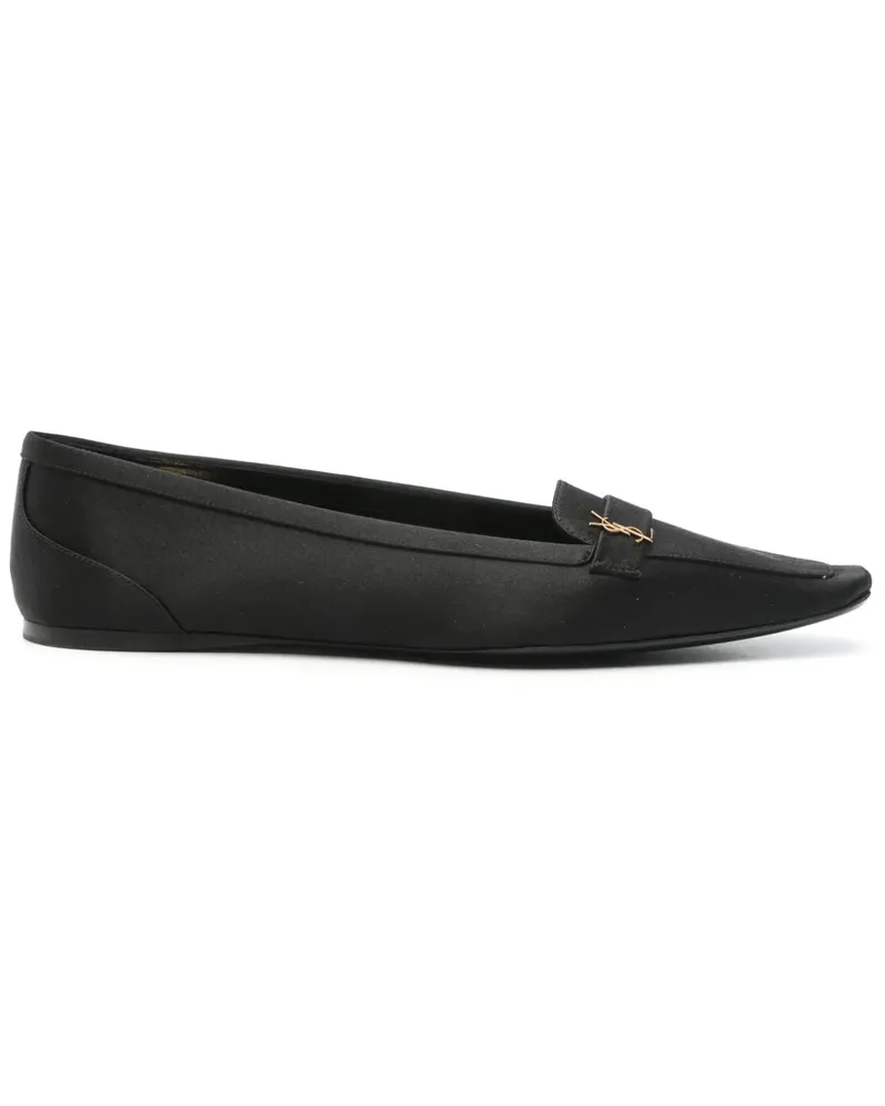 Saint Laurent Poppy Ballerinas - Schwarz Schwarz