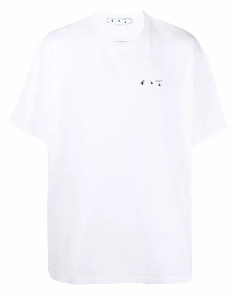 OFF-WHITE T-Shirt mit Caravaggio-Print - Weiß Weiß
