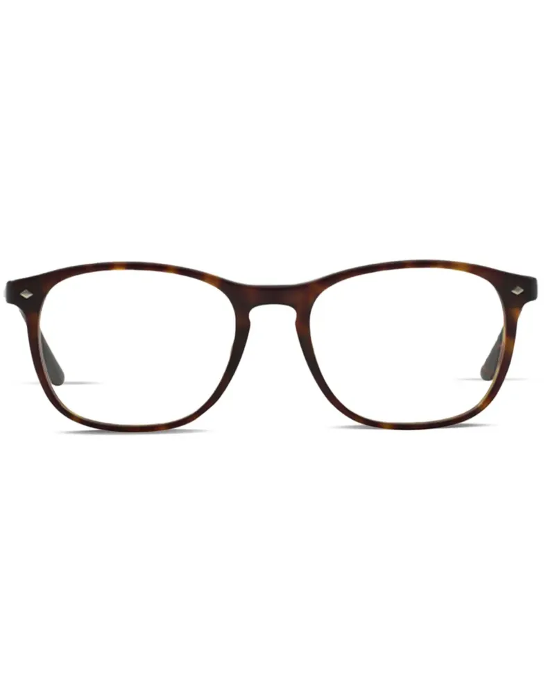 Giorgio Armani Brille in Schildpattoptik - Braun Braun
