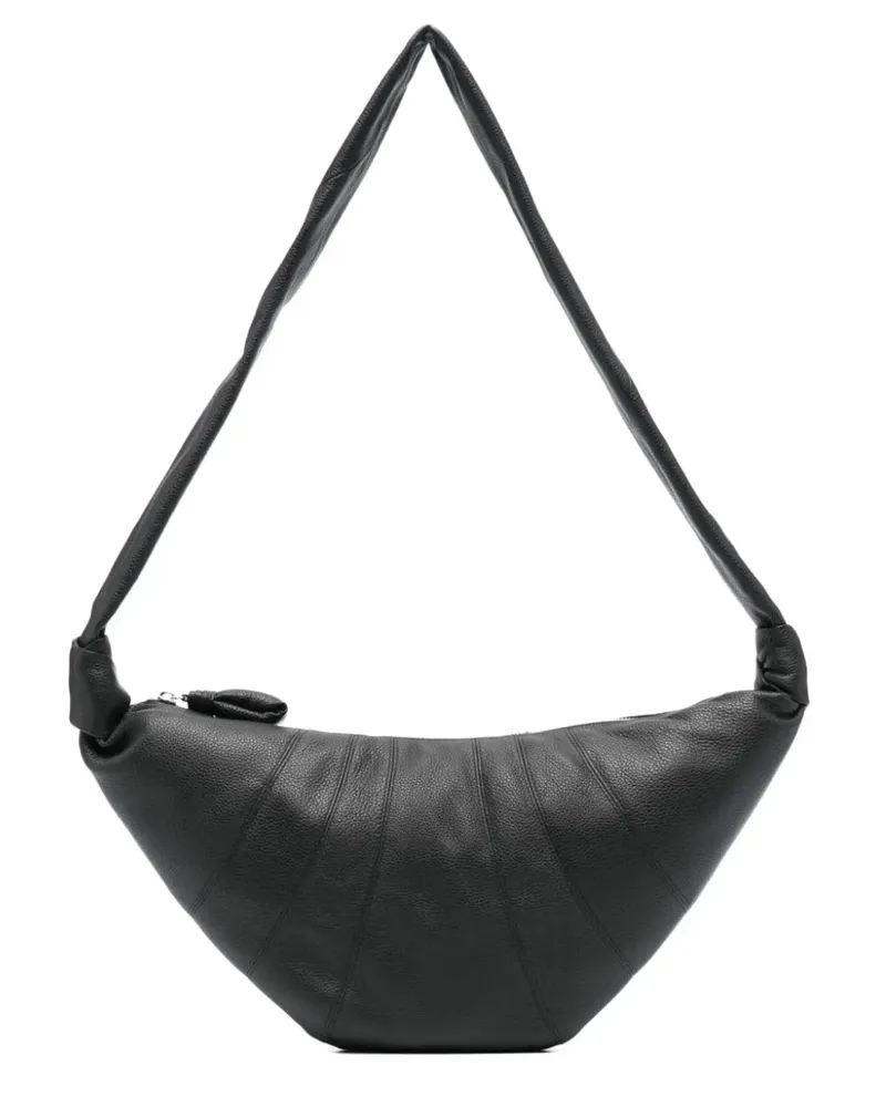 Christophe Lemaire Croissant Schultertasche - Schwarz Schwarz