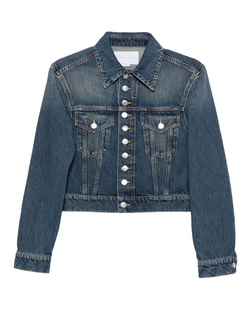 Stella McCartney Jeansjacke mit Knopfverschluss - Blau Blau