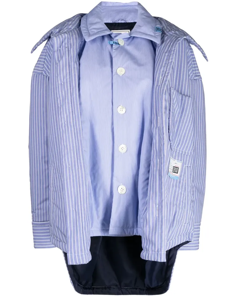 MIHARAYASUHIRO Jacke im Layering-Look - Blau Blau