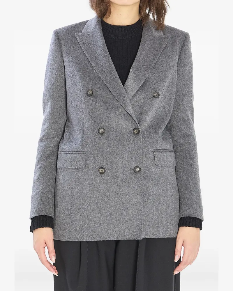 Tagliatore Blazer mit steigendem Revers - Grau Grau
