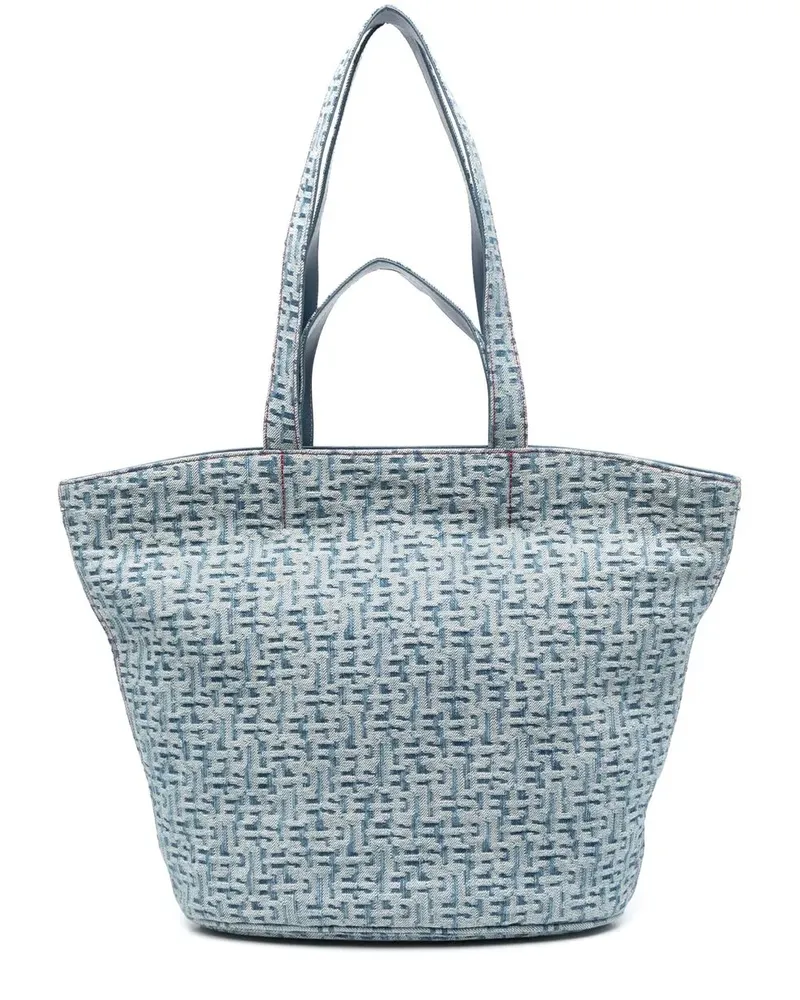 Diesel Shopper mit Jacquardmuster - Blau Blau