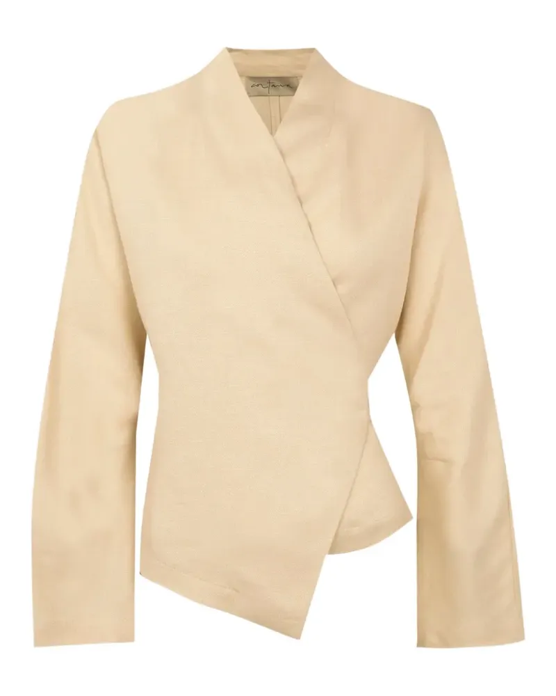Cortana Gewickelte Kyo Jacke - Nude Nude