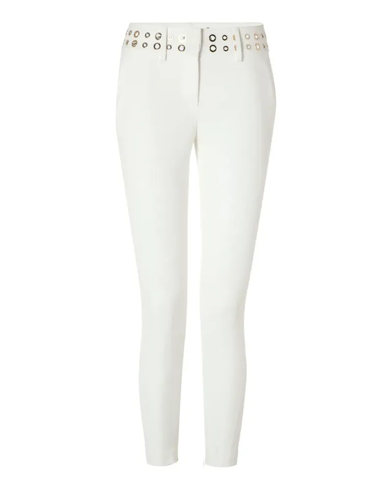 Philipp Plein eyelet-embellished trousers - Weiß Weiß