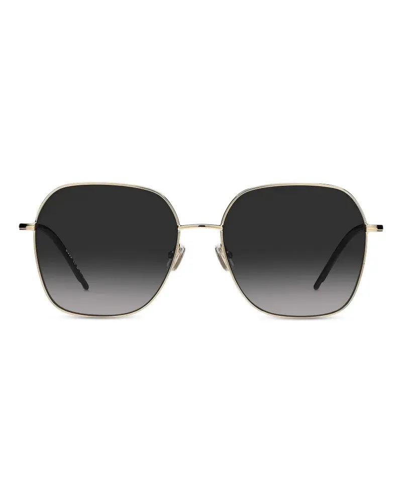 HUGO BOSS oversized-frame sunglasses - Gold Gold