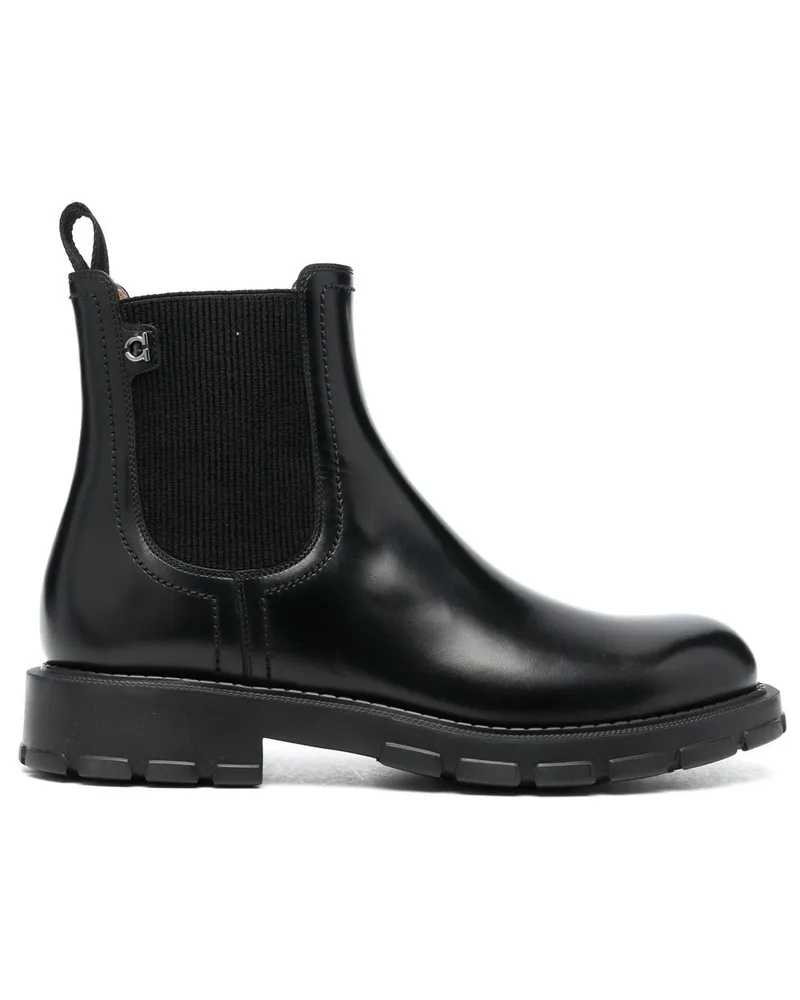 Ferragamo Iago Chelsea-Boots - Schwarz Schwarz