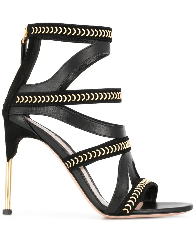 Alexander McQueen Sandalen mit Nieten - Schwarz Schwarz