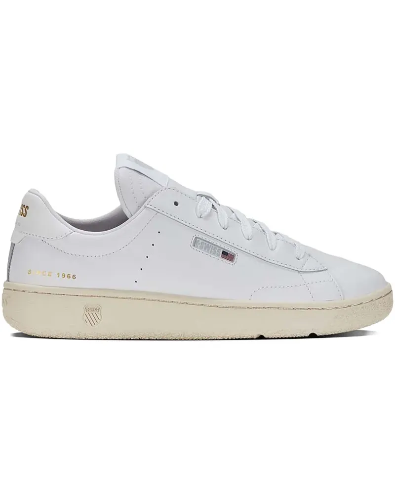 K-Swiss Sneakers aus Leder - Weiß Weiß