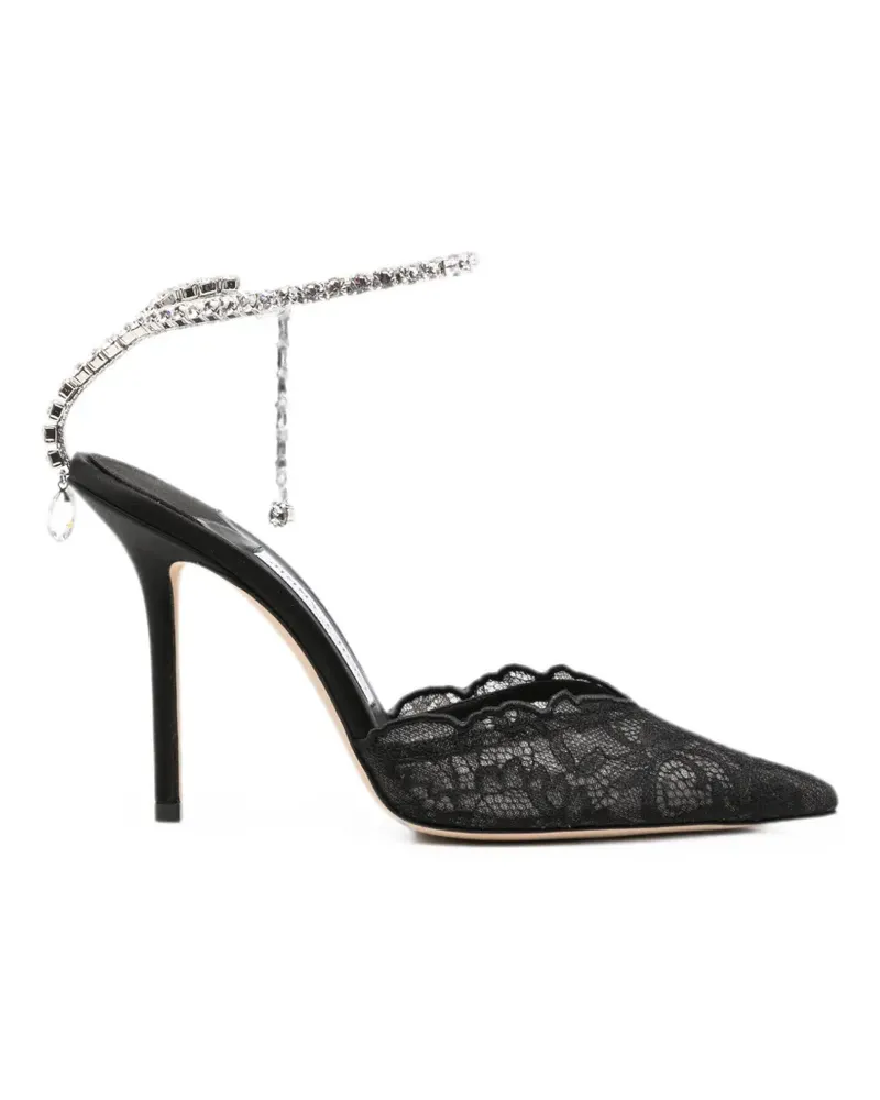 Jimmy Choo Saeda Pumps mit Kristallen - Schwarz Schwarz