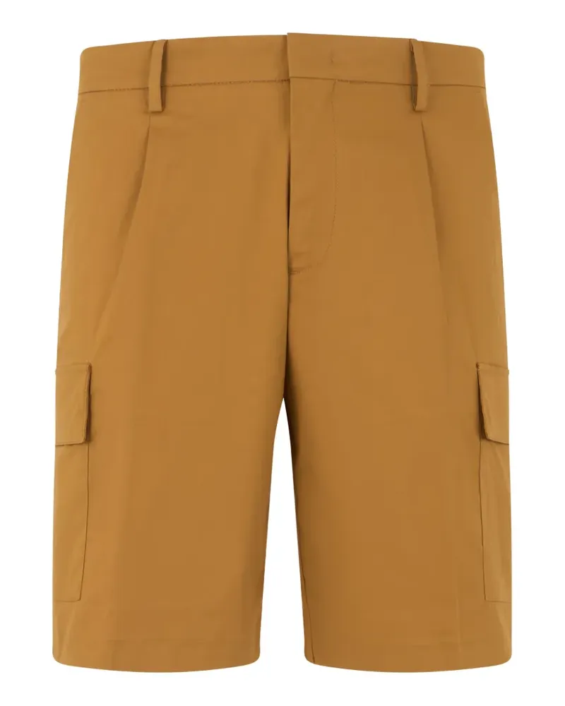 K-Way Serje pleated cargo shorts - Nude Nude