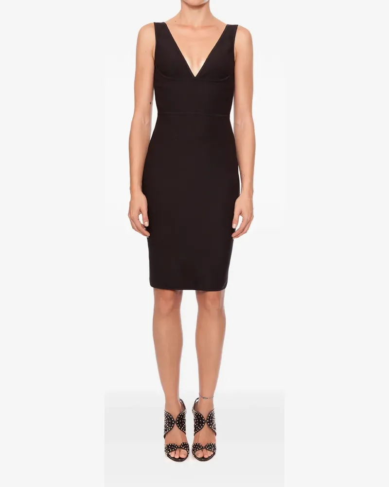 Dsquared2 V-neck mini dress - Schwarz Schwarz