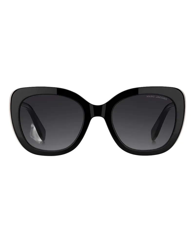 Marc Jacobs cat-eye logo-detail sunglasses - Schwarz Schwarz