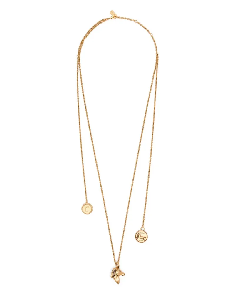 Chloé Halskette mit Anhängern - Gold Gold