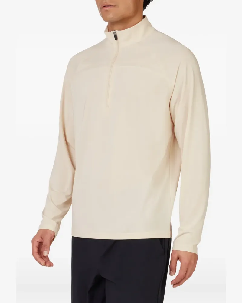 Fila Tennis Essential Sweatshirt mit Viertelreißverschluss - Nude Nude