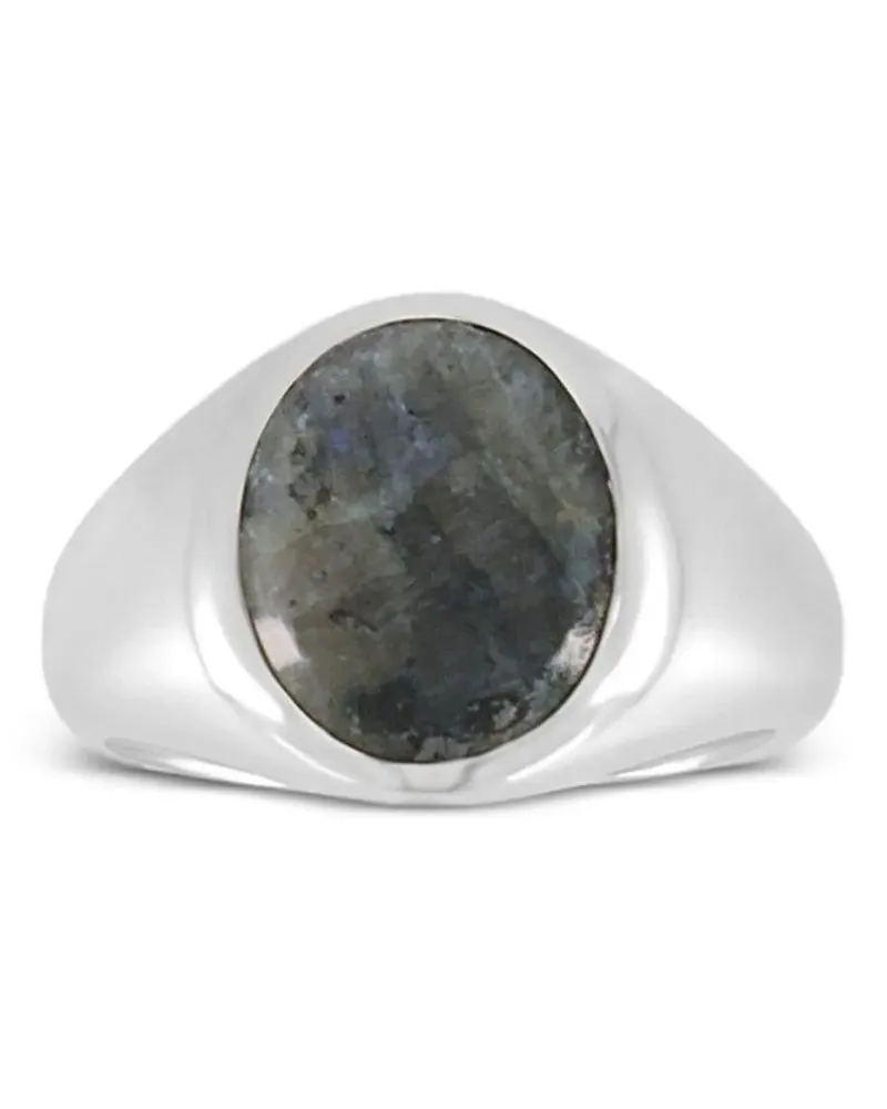 Tom Wood Lizzie Ring mit Larvikit - Silber Silber