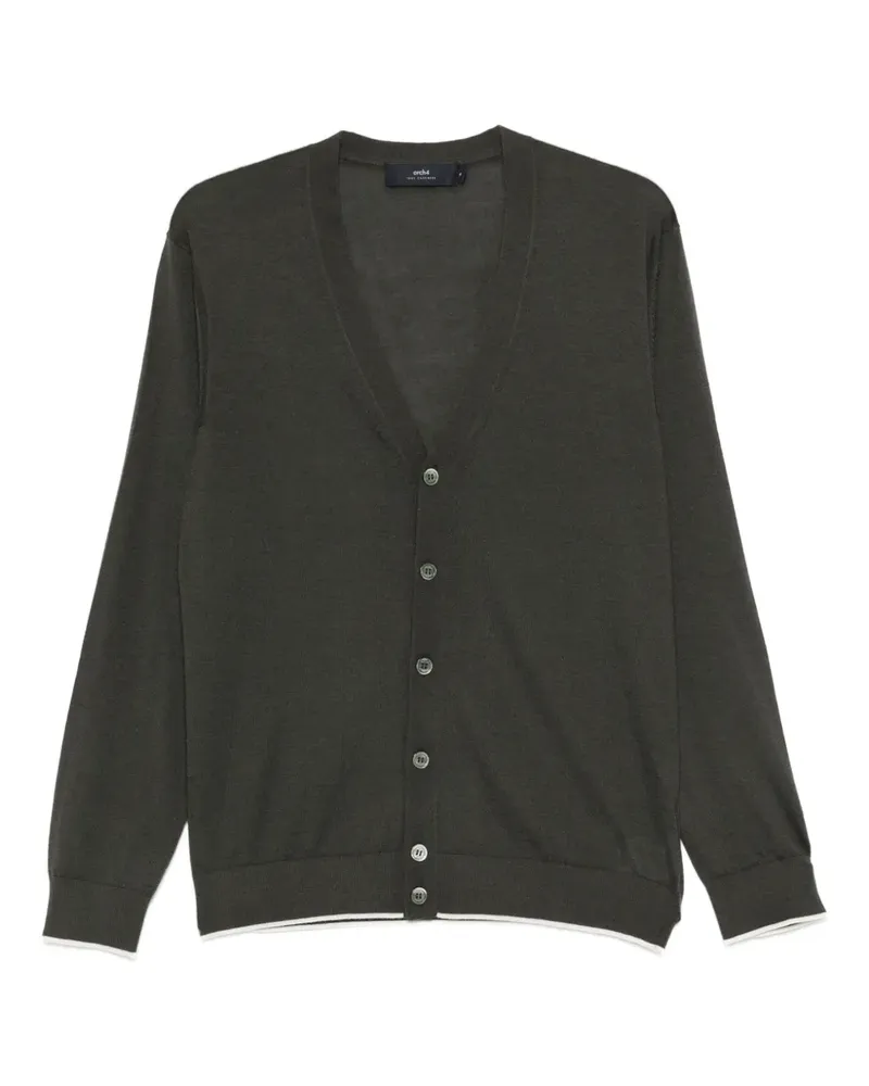 arch4 Geknöpfter Mr Cruickshank Cardigan - Grün Grün