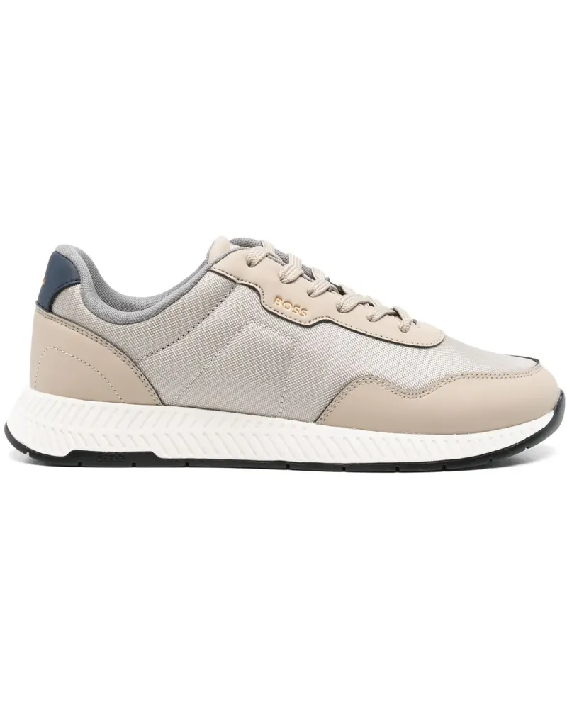 HUGO BOSS Sneakers mit Schnürung - Nude Nude
