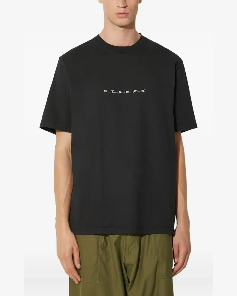 Stampd T-Shirt mit Logo-Print - Schwarz Schwarz