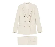 Doppelreihiger Anzug - Nude
