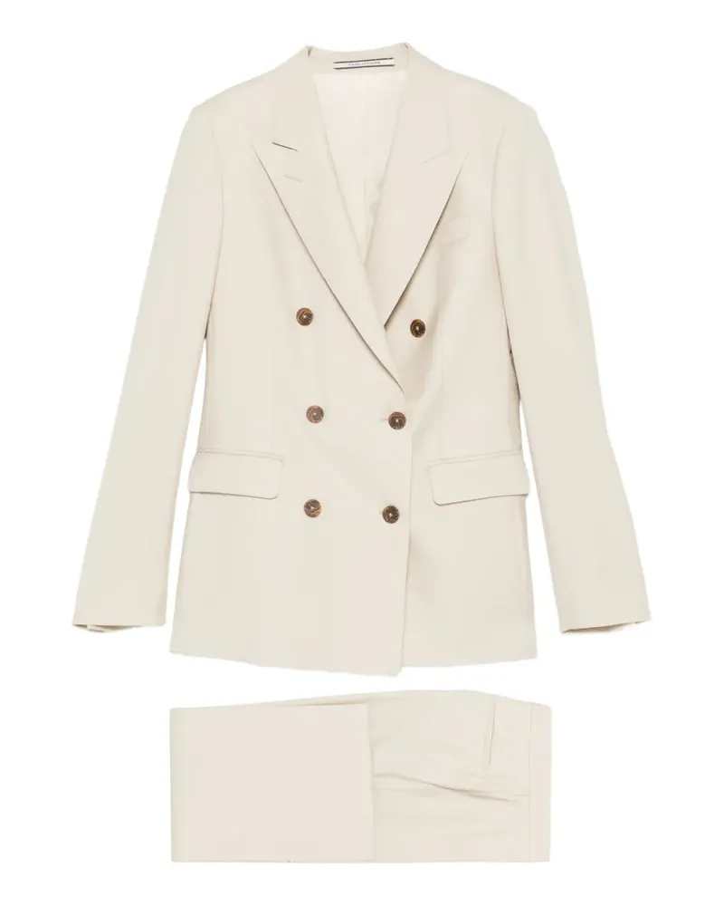 Tagliatore Doppelreihiger Anzug - Nude Nude