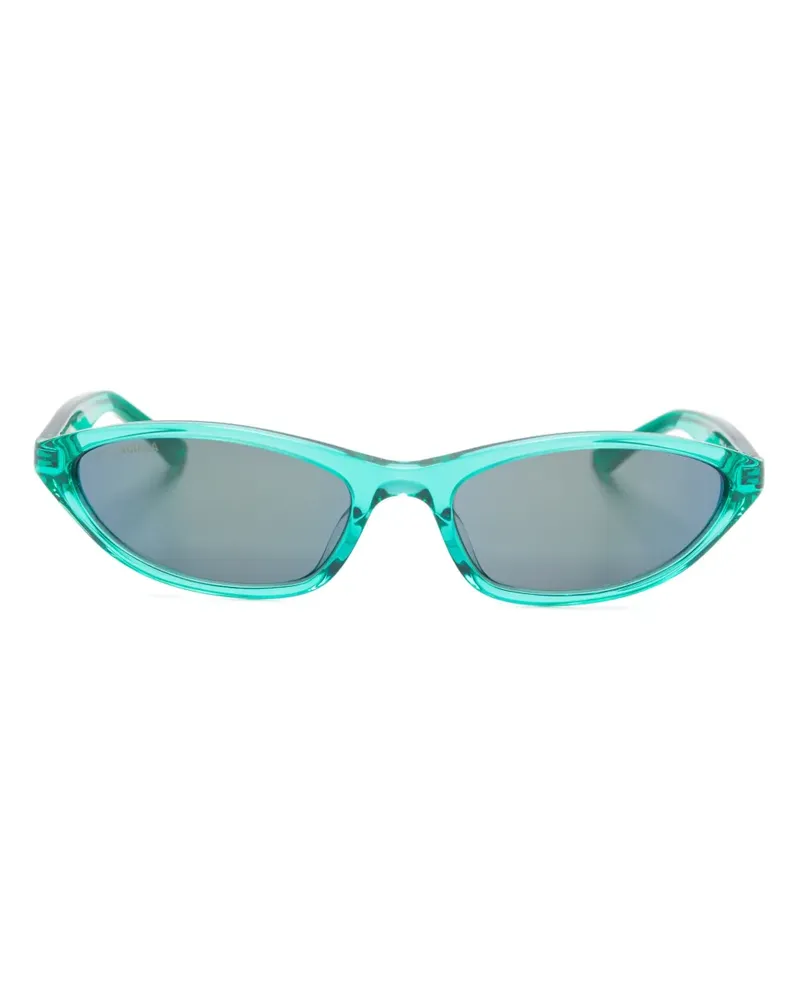 Balenciaga Ergonomische Sonnenbrille - Grün Grün