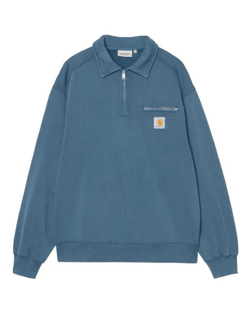 Carhartt WIP Sweatshirt mit Logo-Patch - Blau Blau