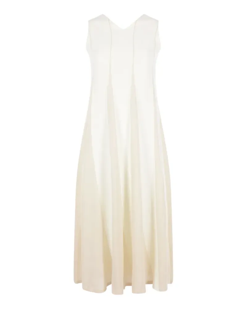 CFCL sleeveless V-neck midi dress - Weiß Weiß