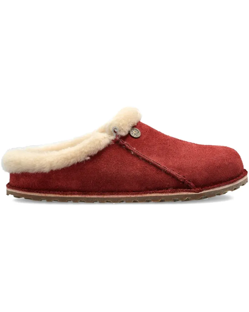 Birkenstock Mules aus Wildleder - Rot Rot