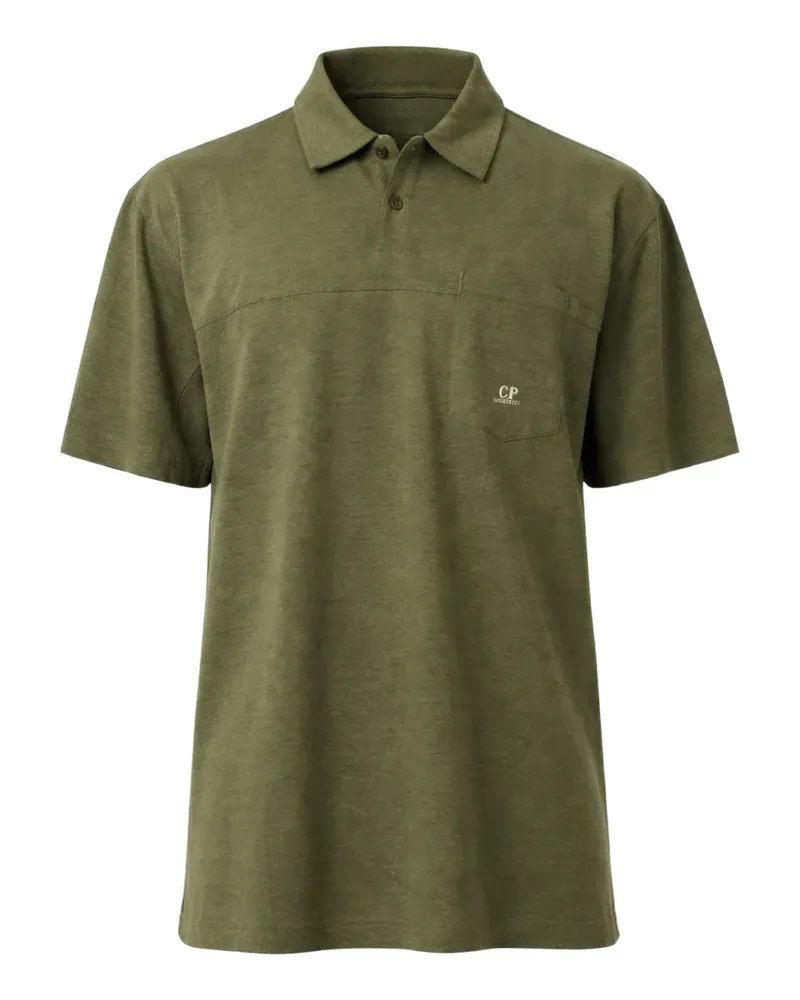 C.P. Company pocket short-sleeve polo shirt - Grün Grün