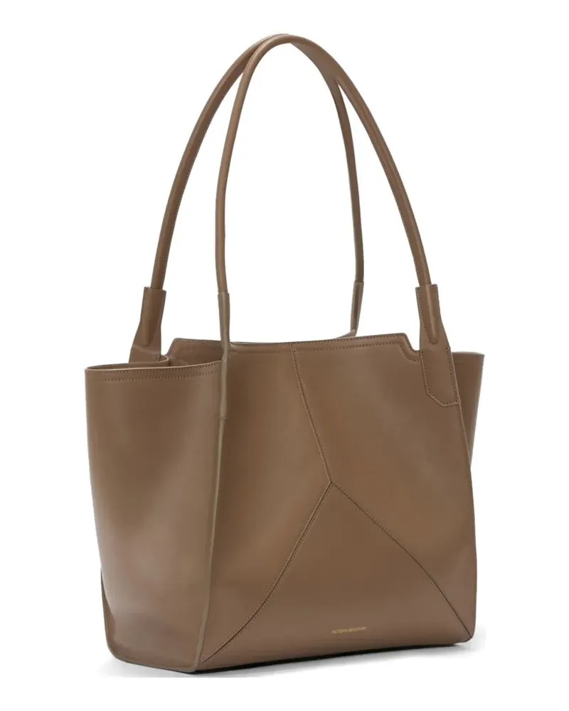 Victoria Beckham Victoria panelled leather tote bag - Braun Braun