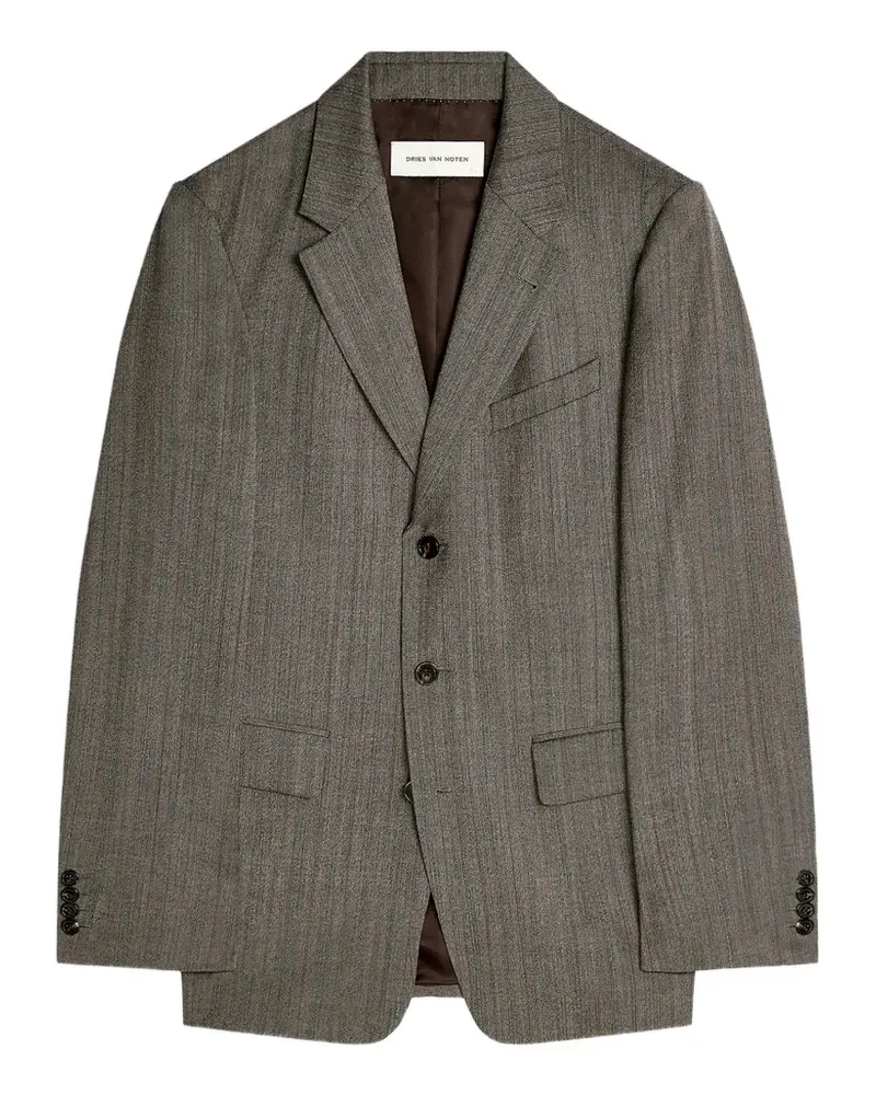 Dries van Noten Klassisches Sakko - Braun Braun